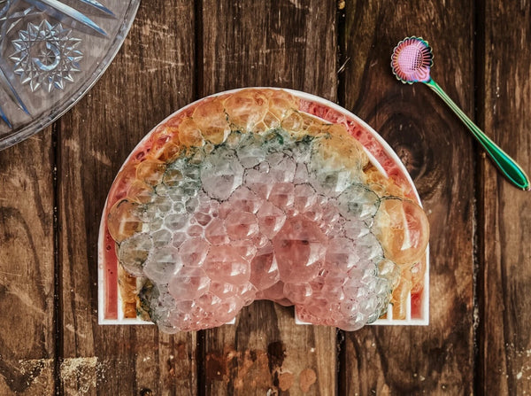 Rainbow Trinket Tray / Bioplastic Sensory Tray