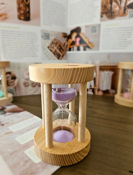 Wooden Sand Timers Set of 4