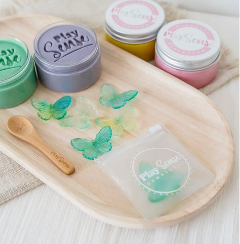 Gemstones - Green/Yellow Butterflies