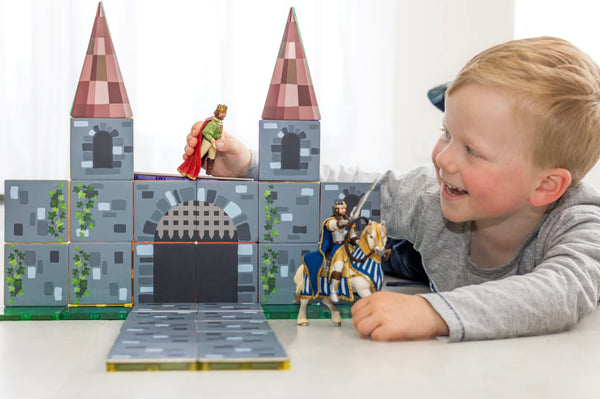 Magnetic Tile Topper - Castle Pack (40 Piece)