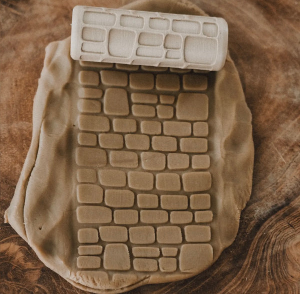 Cobblestone Path Roller - Pattern Playdough Roller