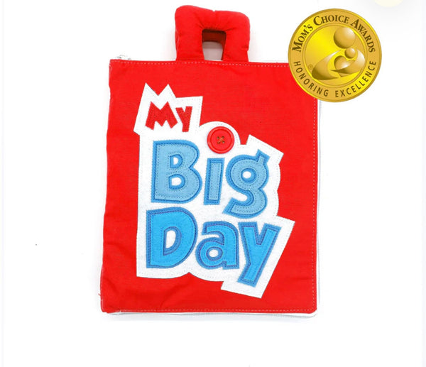 FABRIC ACTIVITY BOOK - MY BIG DAY (RED)