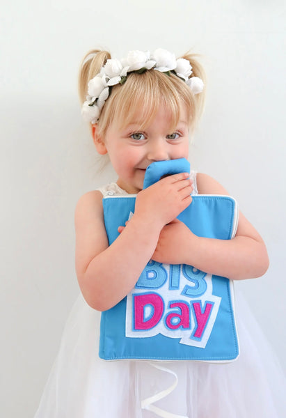 FABRIC ACTIVITY BOOK - MY BIG DAY (BLUE)