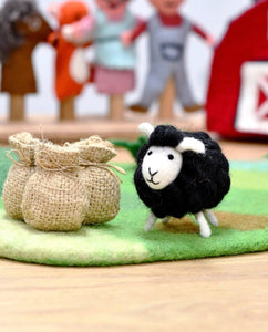 FELT BAA BAA BLACK SHEEP TOY