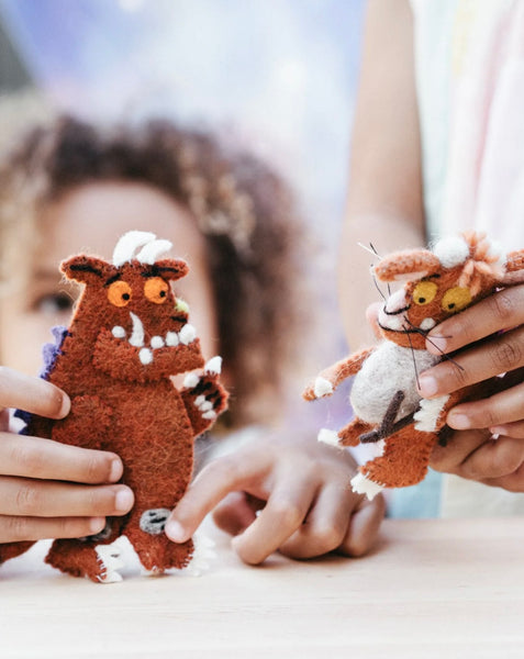 THE GRUFFALO'S CHILD FINGER PUPPETS SET BY JULIA DONALDSON AND AXEL SCHEFFLER