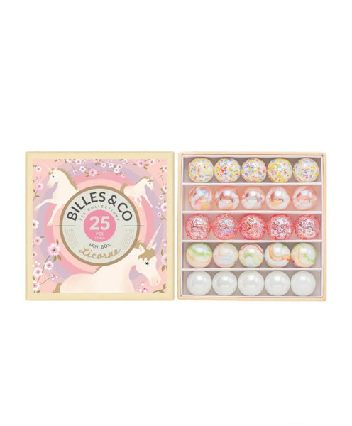Billes & Co Marble Treasure Mini Box - Unicorn, Small 26pc