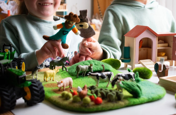 FARM FELT PLAY MAT PLAYSCAPE