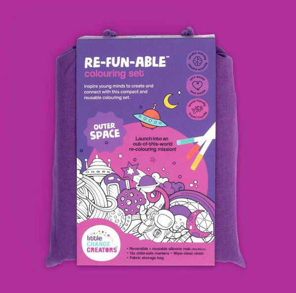 OUTER SPACE Re-FUN-able™ Colouring Set