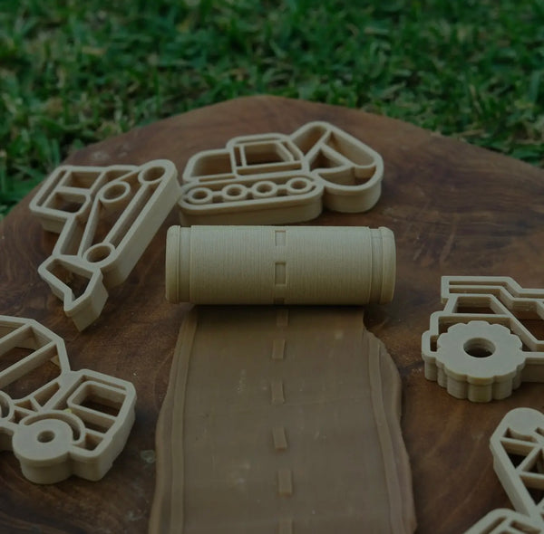 Road Roller - Eco Pattern Playdough Roller