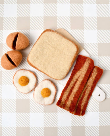 FELT BACON AND EGGS BREAKFAST SET