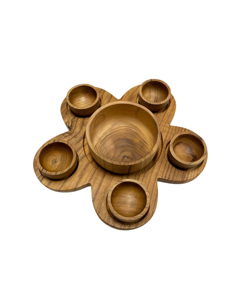 Flower Sun Tray Set/7pc