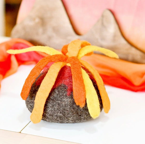 FELT VOLCANO TOY