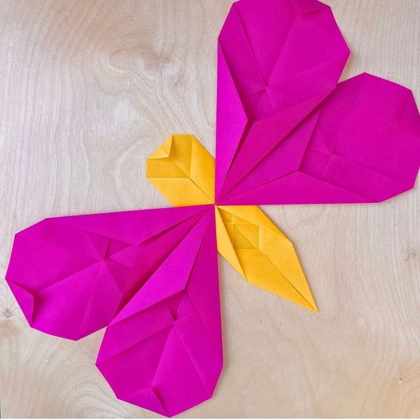 Window Star Folding Paper - Wax-like Kite Paper - 40gsm Assorted Rainbow Colours