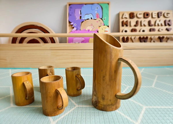 Bamboo Jug and Cup Set