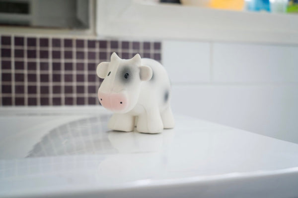 Cow Teether, Rattle and Bath Toy