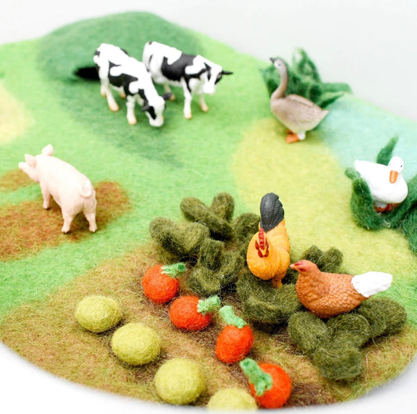 FARM FELT PLAY MAT PLAYSCAPE