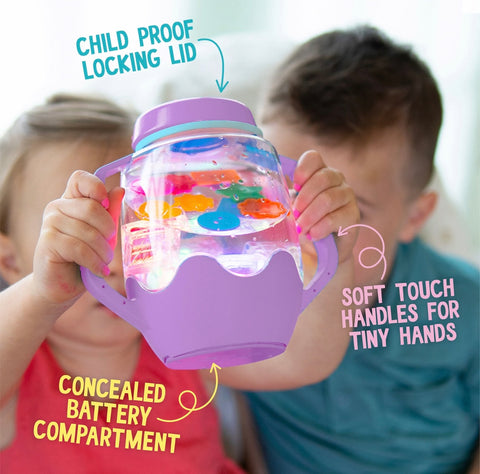 GLO PAL SENSORY PLAY JAR PURPLE