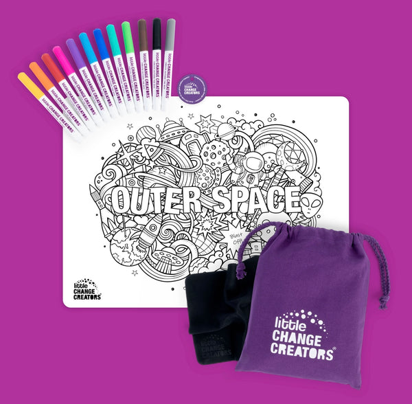 OUTER SPACE Re-FUN-able™ Colouring Set