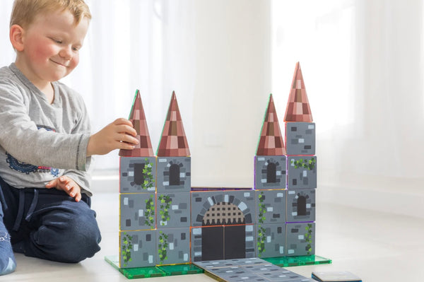 Magnetic Tile Topper - Castle Pack (40 Piece)