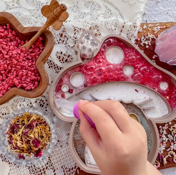 Toadstool House Tray