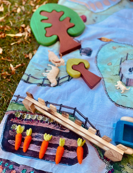Coloured Wooden Trees