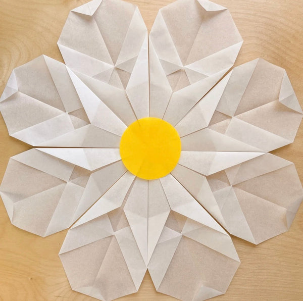 Window Star Folding Paper - Wax-like Kite Paper - 40gsm Primary Colours 16x16cm 100 Sheets