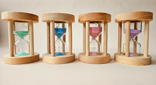 Wooden Sand Timers Set of 4
