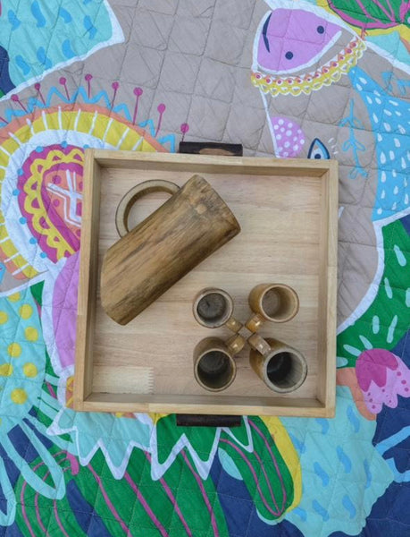 Bamboo Jug and Cup Set