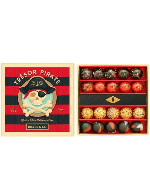 Billes & Co Marble Treasure Mini Box - Pirate Treasure, Small 40pc