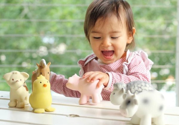 Chicken Teether, Rattle and Bath Toy