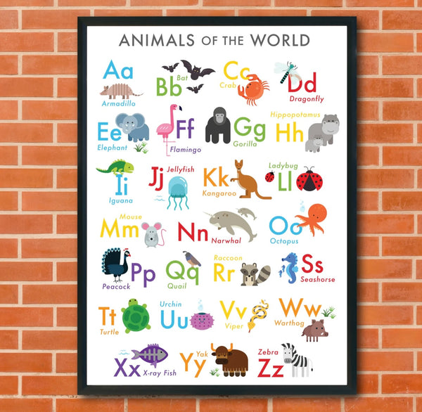 MAGNETIC ANIMALS AND LETTERS