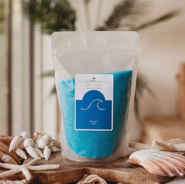 Ocean Sea Salt - Blue Coloured Sensory Salt For Potion and Sensory Play Trays.