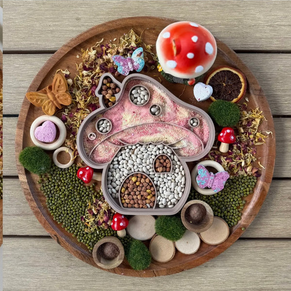 Toadstool House Tray