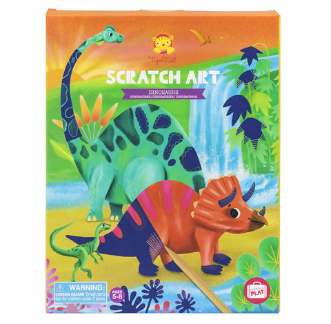 Scratch Art - Dinosaurs