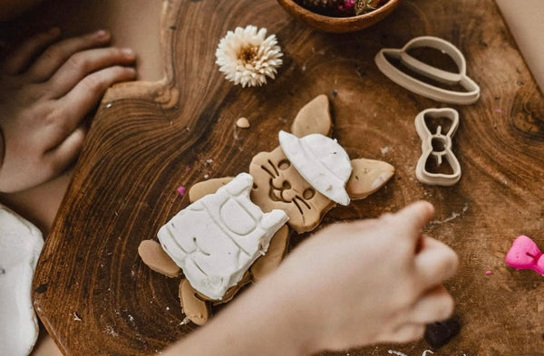 Bunny Dress-Up Cutter Set - Eco Playdough Tools