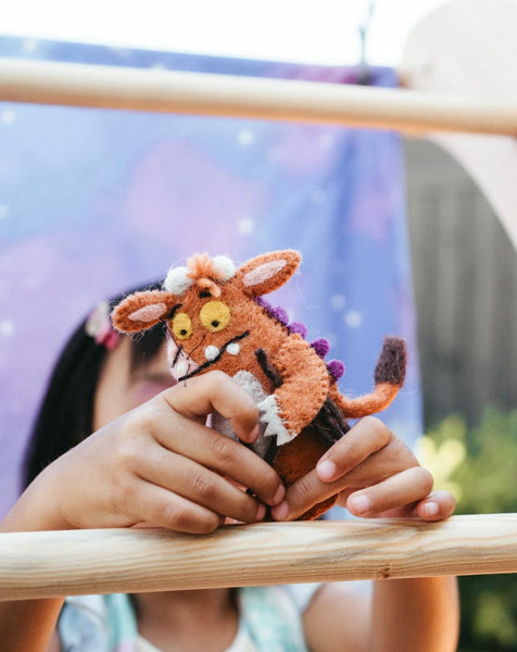 THE GRUFFALO'S CHILD FINGER PUPPETS SET BY JULIA DONALDSON AND AXEL SCHEFFLER