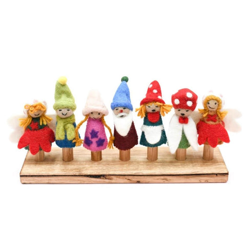 FAIRIES & GNOMES FINGER PUPPET SET