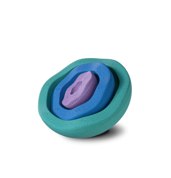 Stapelstein Balance Stepping Stones - Inside, Set of 3, Cool Classic
