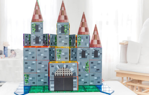 Magnetic Tile Topper - Castle Pack (40 Piece)