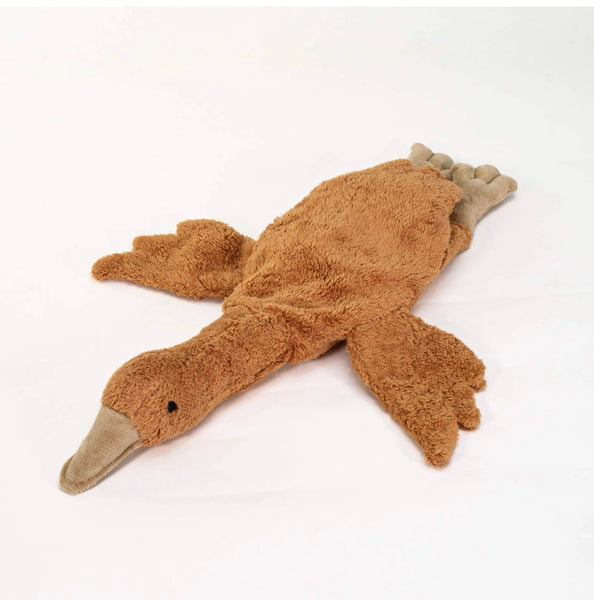 SENGER Cuddly Animal - Goose Small Rust w removable Heat/Cool Pack