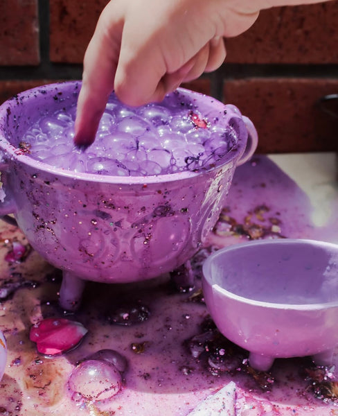 Lavender triple moon cauldron set
