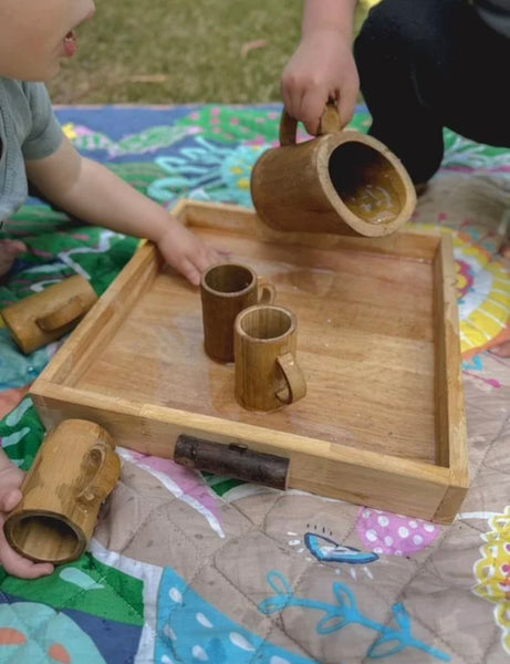 Bamboo Jug and Cup Set