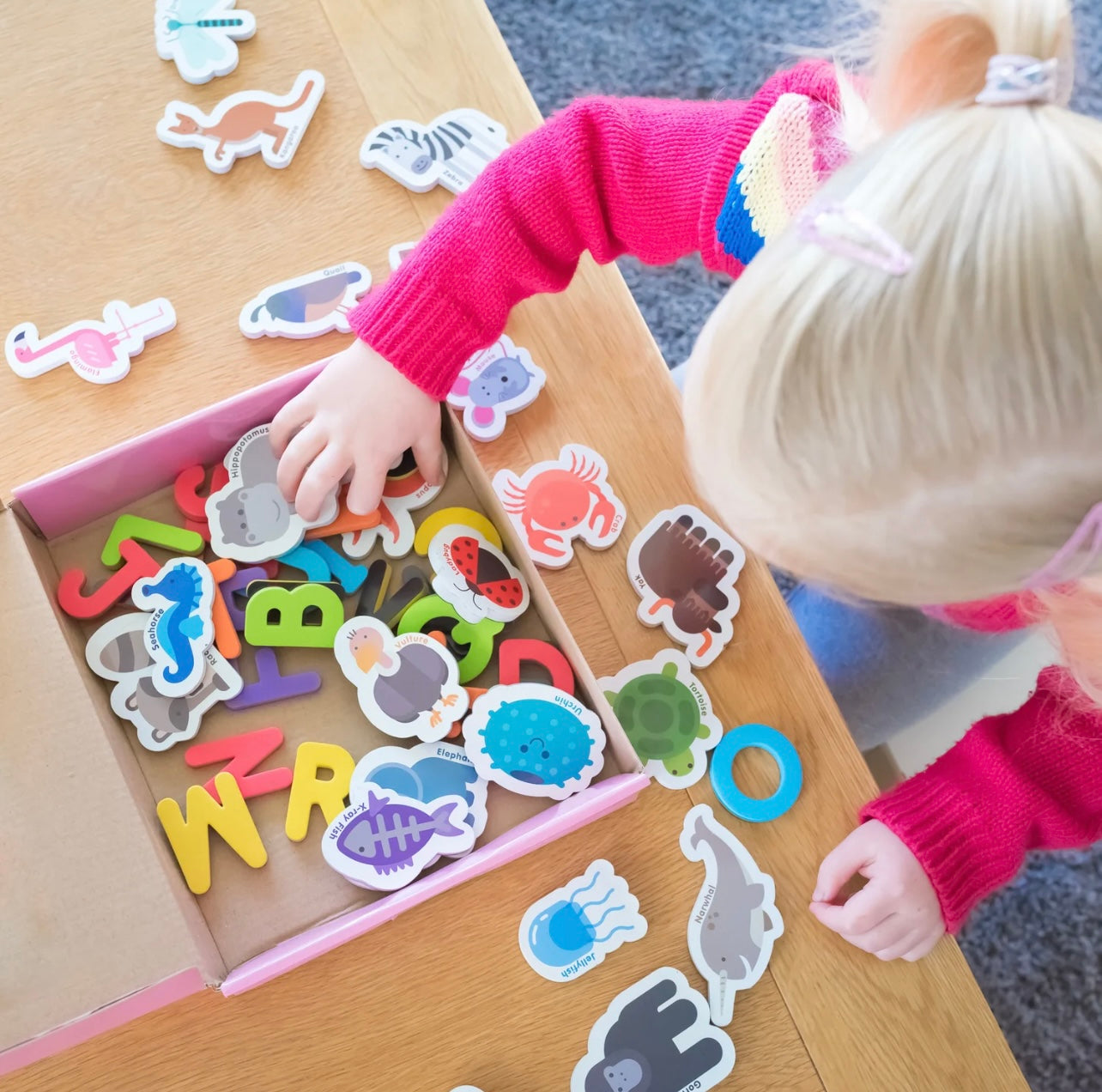 MAGNETIC ANIMALS AND LETTERS