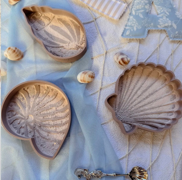 Mini Seashell Tray Trio