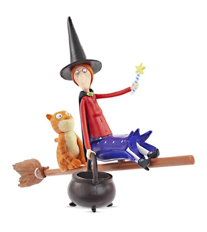 ROOM ON THE BROOM WITCH & CAT TWO FIGURE PACK