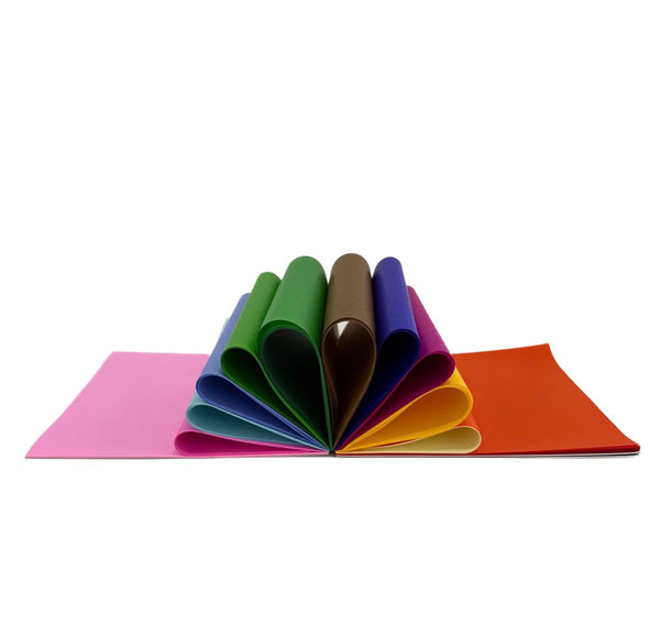 Window Star Folding Paper - Wax-like Kite Paper - 40gsm Assorted Rainbow Colours
