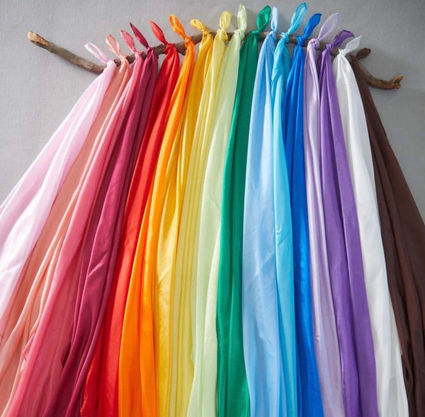 Sarah's Silks Playsilks - Solid Colour- Black