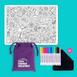 SEASIDE Re-FUN-able™ Colouring Set