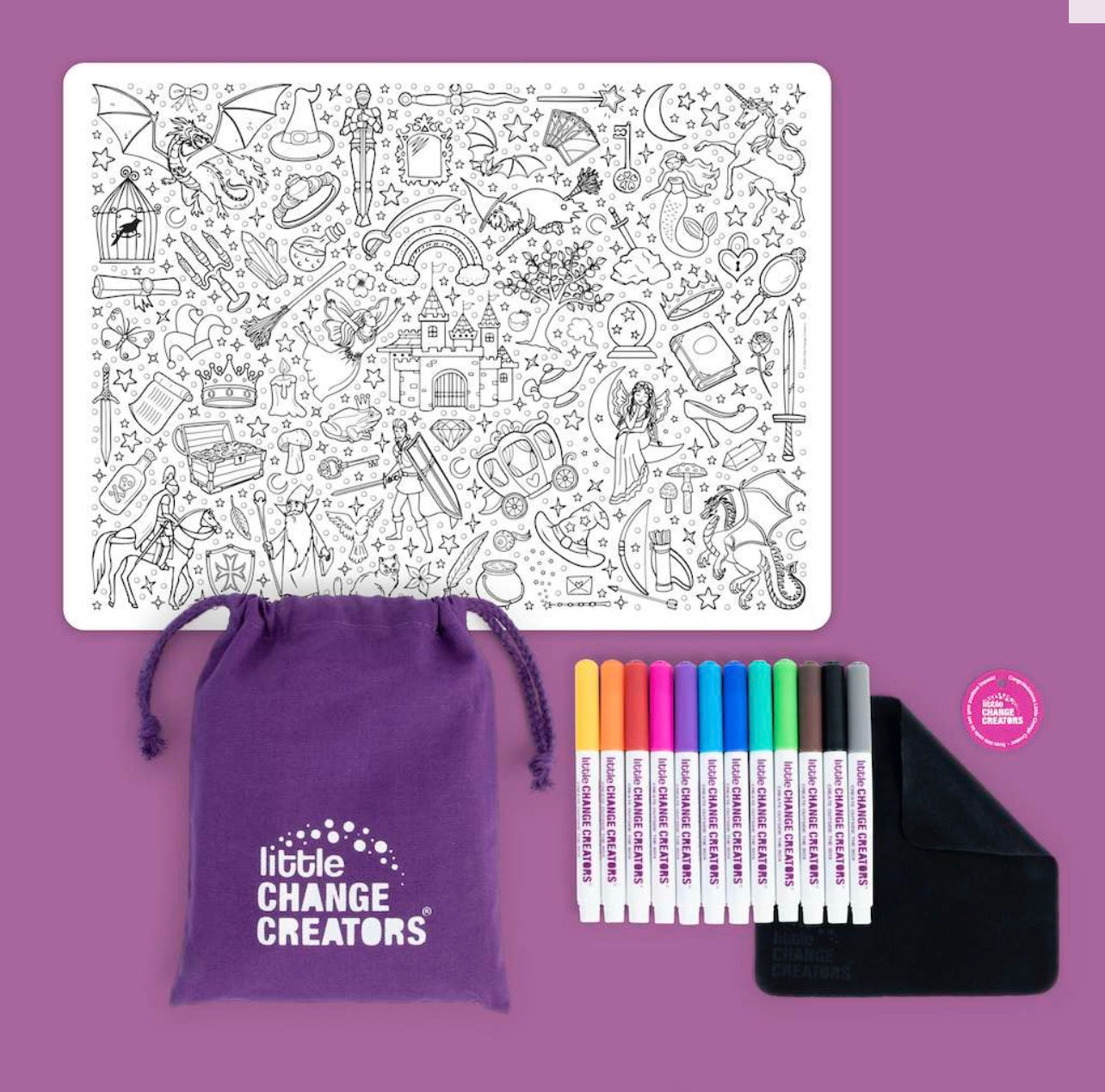 SPELLBOUND Re-FUN-able™ Colouring Set