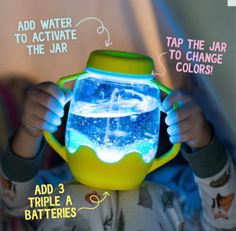 GLO PAL SENSORY PLAY JAR YELLOW